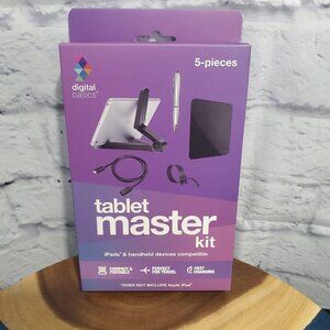Digital Basics 5pc Tablet Master Kit iPads & Handheld Devices Compatible Black